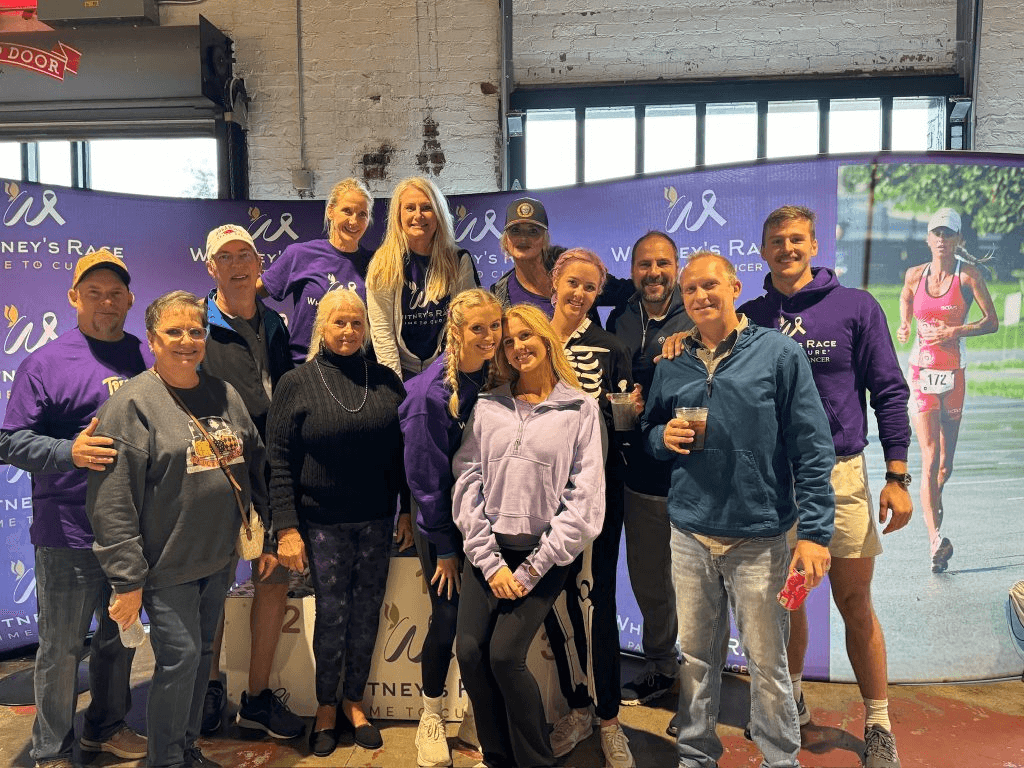 Volunteers supporting Whitney's Race